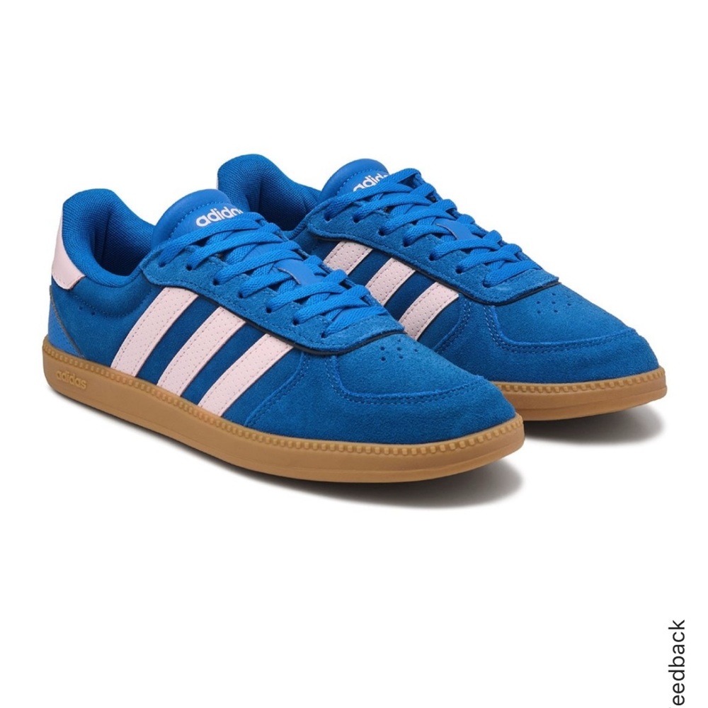 Adidas Breaknet Sleek Sneakers Blue Pink size 6.5 NWT